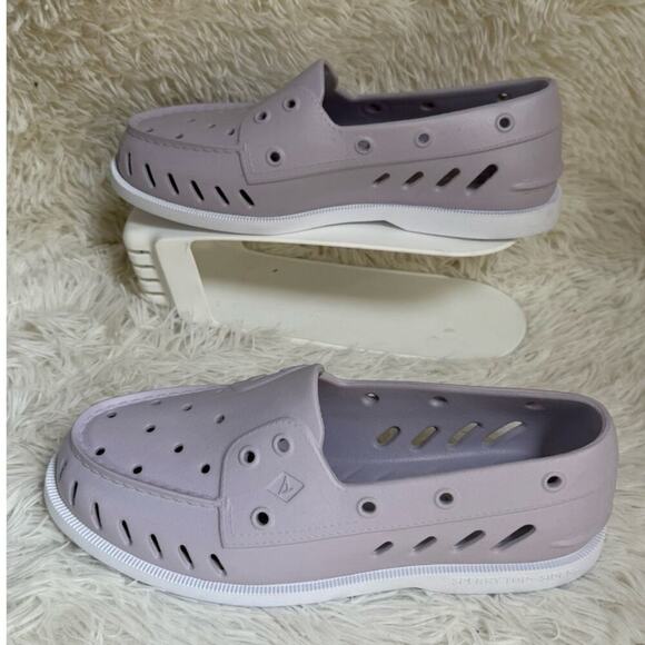 Sperry Rubber Shoes Slip Ons A/O Float Purple Womens Size 9 M - Picture 2 of 8